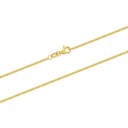 Collier chaîne en or 10 carats de 1 mm