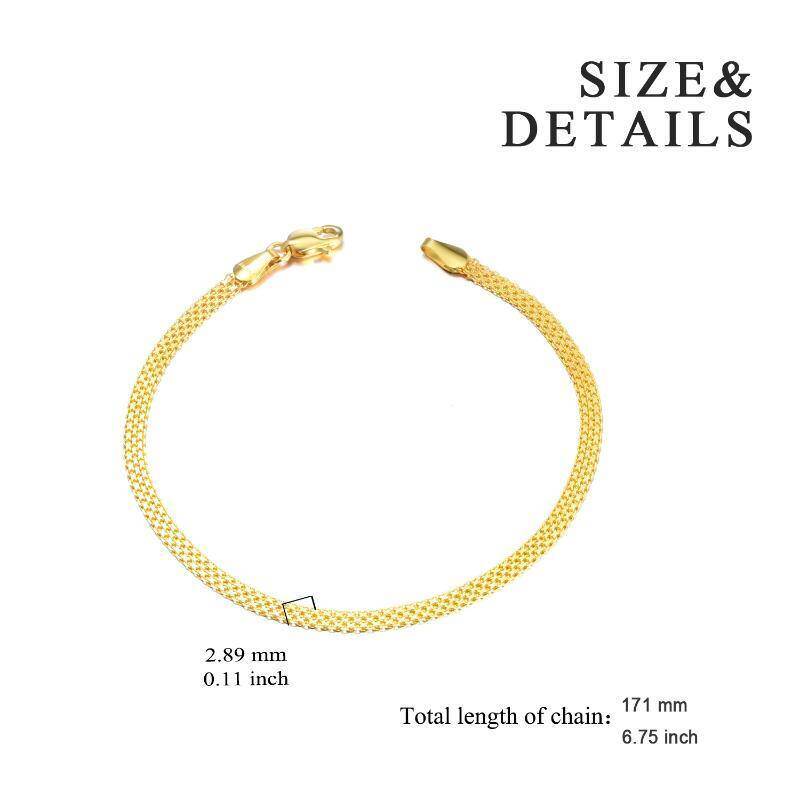 18 Karat Goldkettenarmband-3