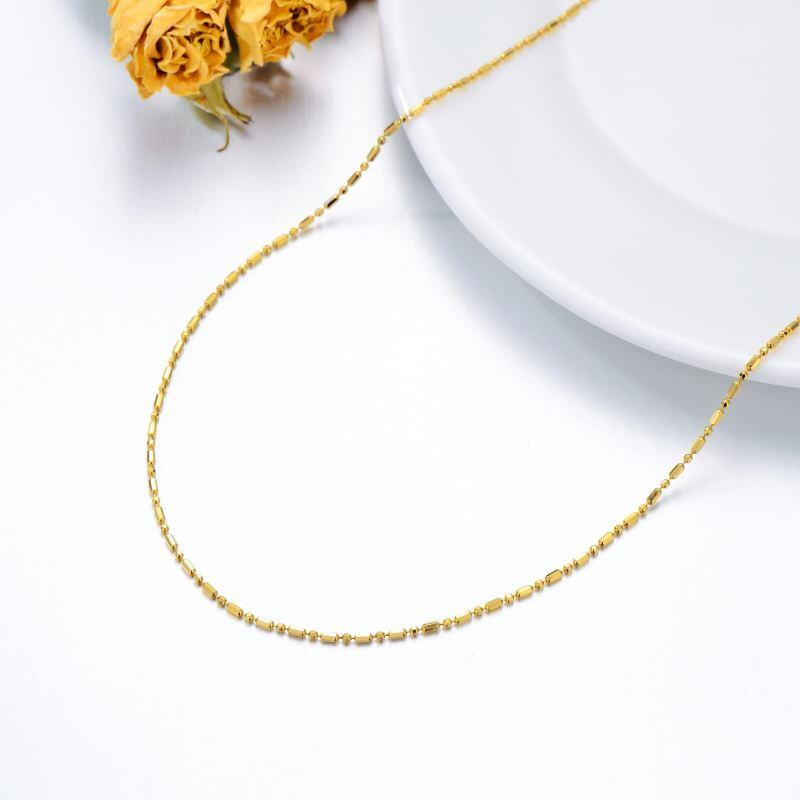 Collier en chaîne en or 18K-4
