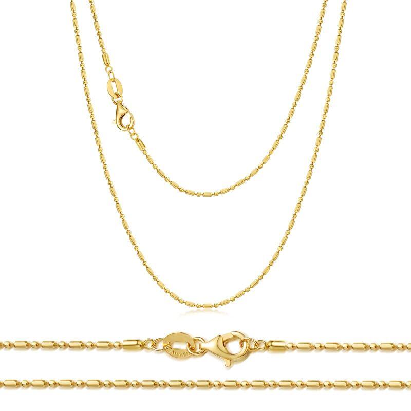 Collier en chaîne en or 18K-1