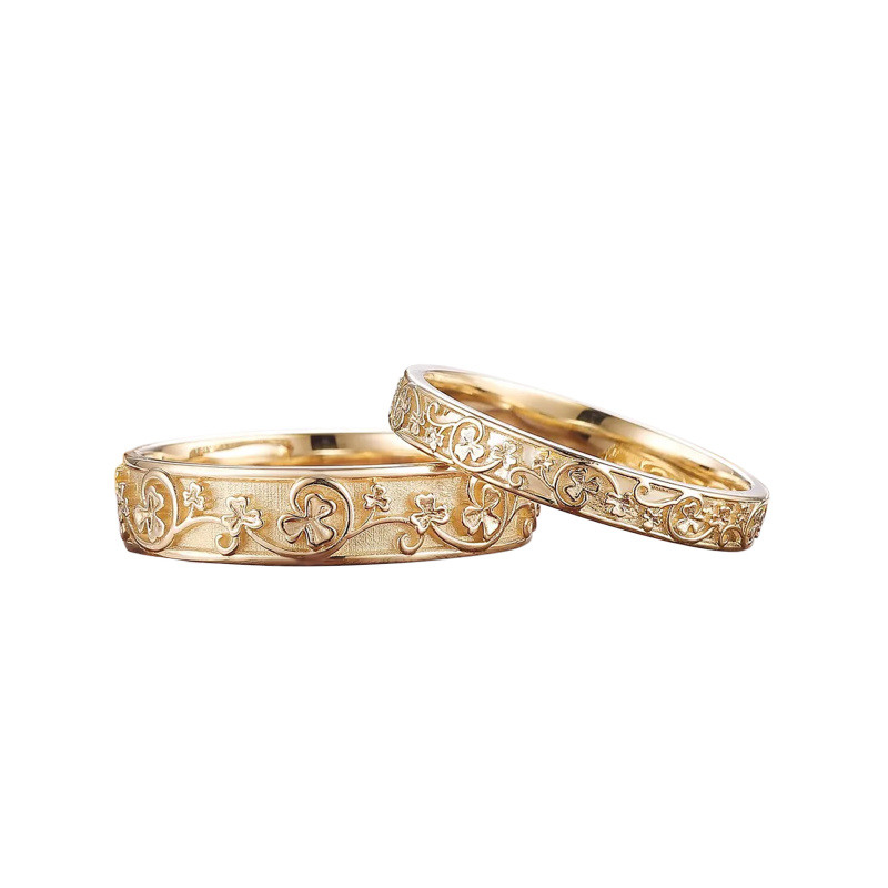 14K Gold Couple Rings-1