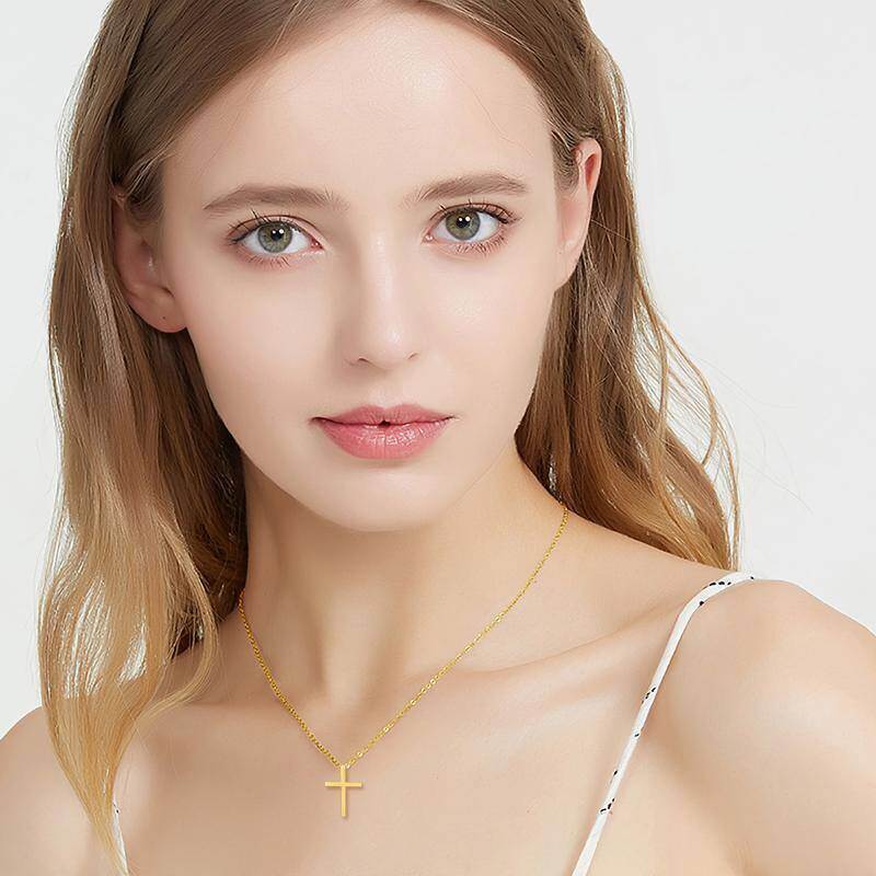 Collar Cruz de Oro 14K-2
