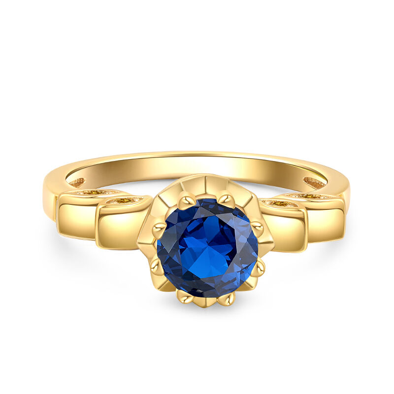 18K Gold Lotus Ring for Women-1
