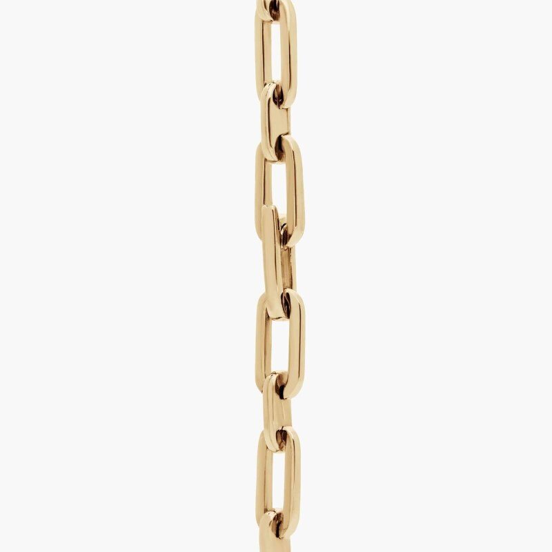 Bracelet-pince à papier en or 18K avec moissanite-3