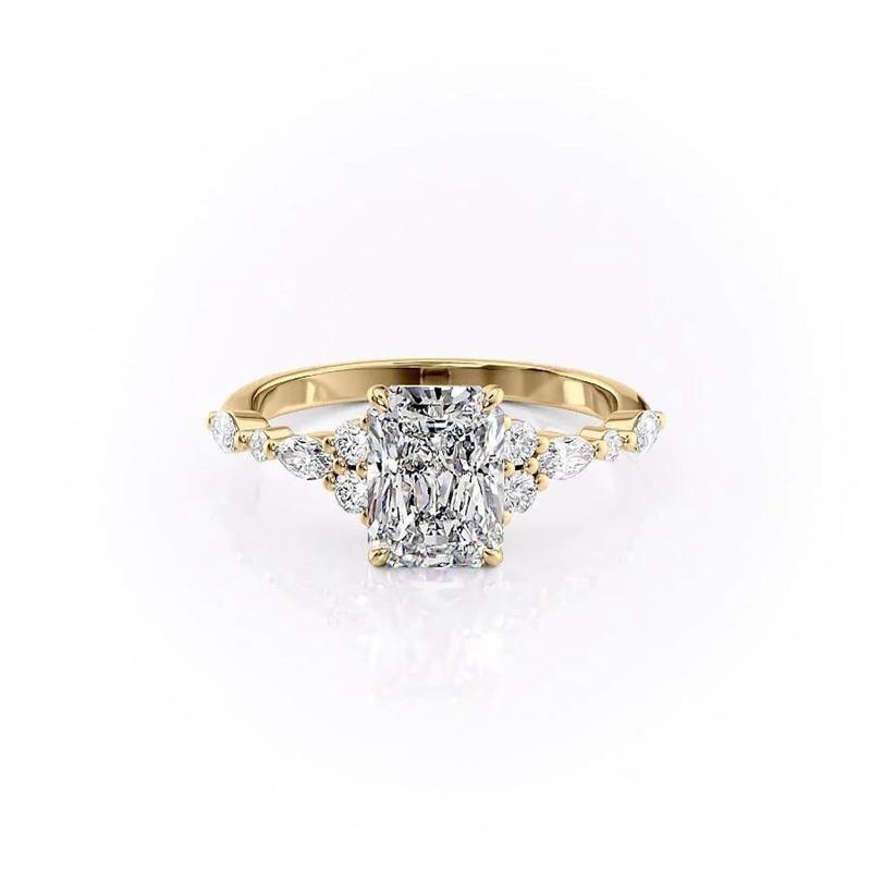 10K Gold Moissanit-Ring-1