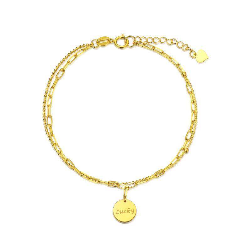 Rundes Charm-Armband aus 18-karätigem Gold-1