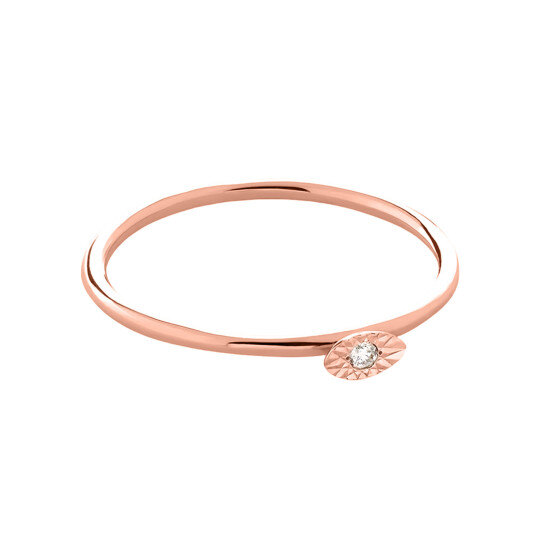 Anillo de compromiso de oro rosa de 10 quilates con diamante talla marquesa de 0,5 a 3 quilates, color D, claridad VVS-VS, certificado por IGI.