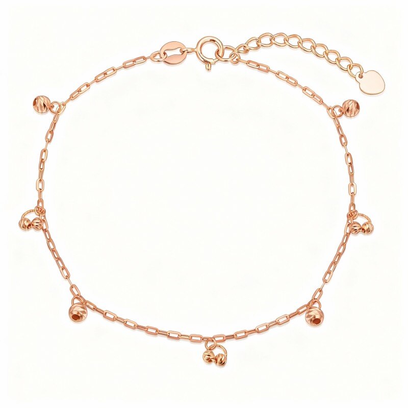 Bracelet à breloques en or rose 18 carats-1