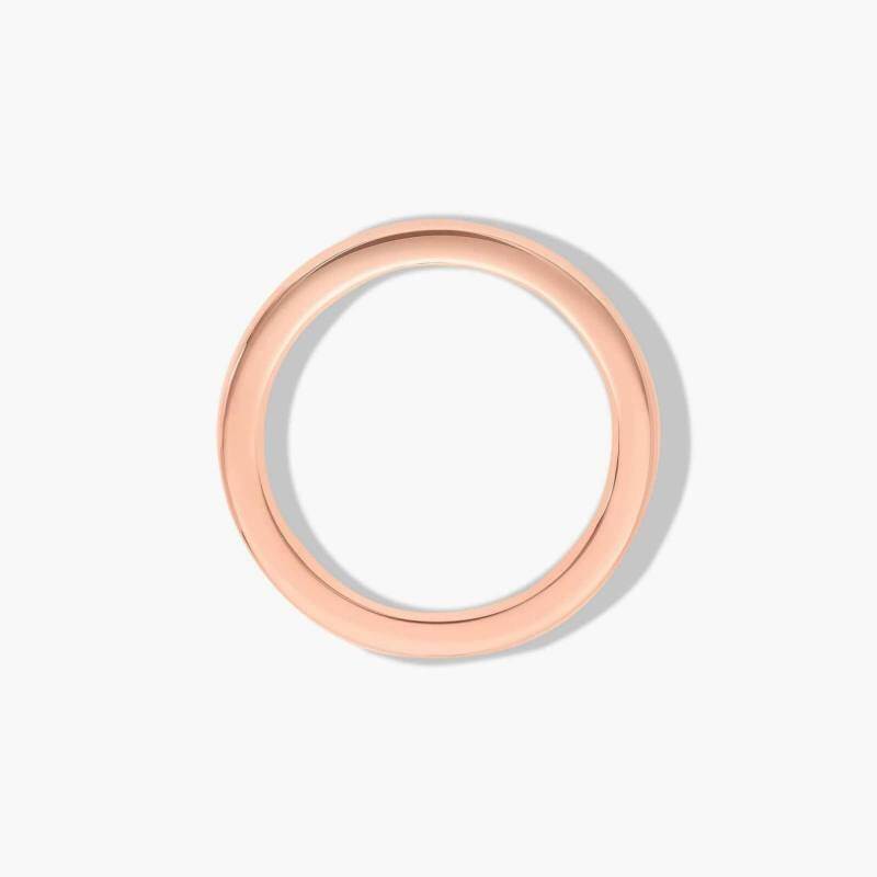 Konturierter Ehering aus 18-karätigem Roségold, 2 mm-4