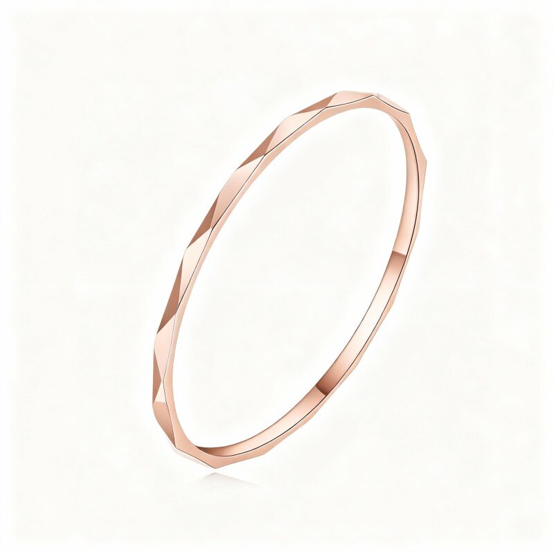 Personalisierter Gravurring aus 10-karätigem Roségold-7
