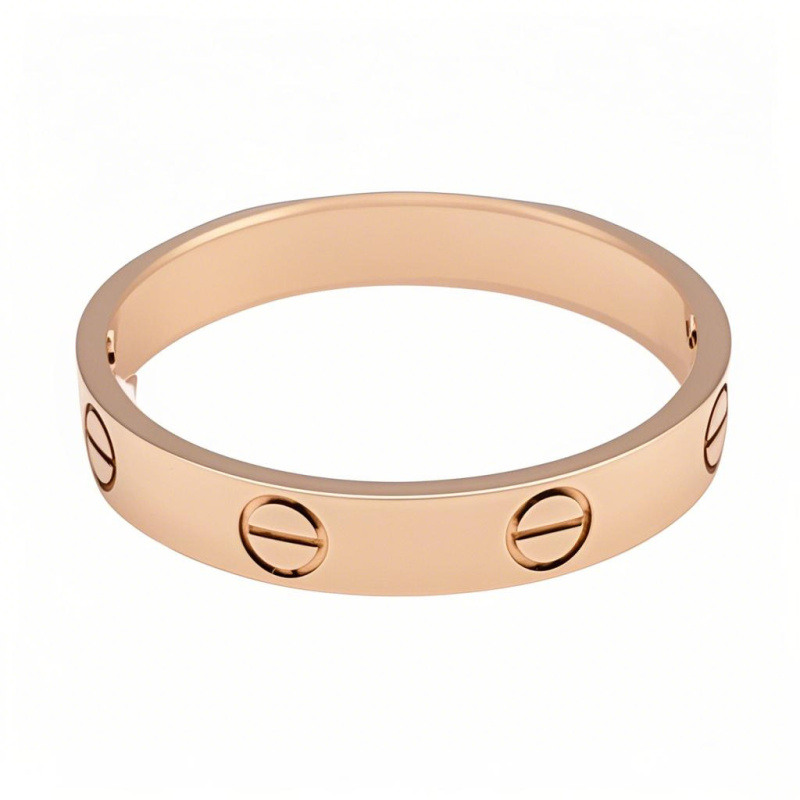 Anillo redondo de oro rosa de 10 quilates con grabado personalizado para mujer y hombre-1