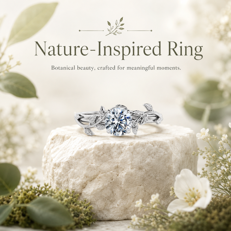 Alliance en or rose 10 carats, taille ronde-5