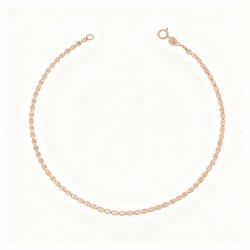 Fußkettchen aus 10-karätigem Roségold-1