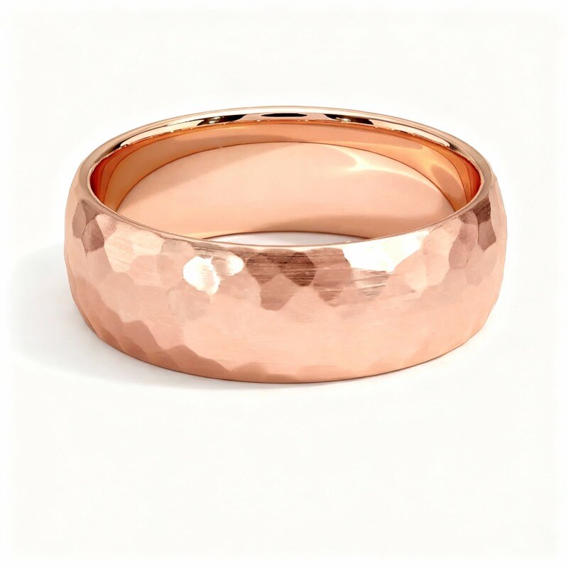 Alliance en or rose 18 carats-1