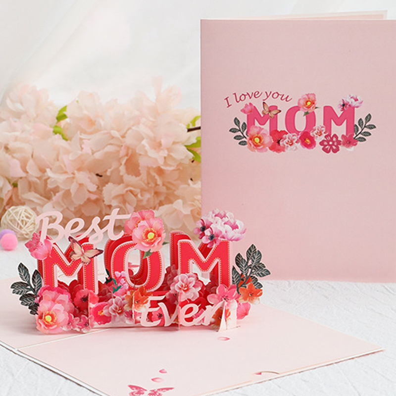 3D Mother's Day Greeting Card for Mother-1