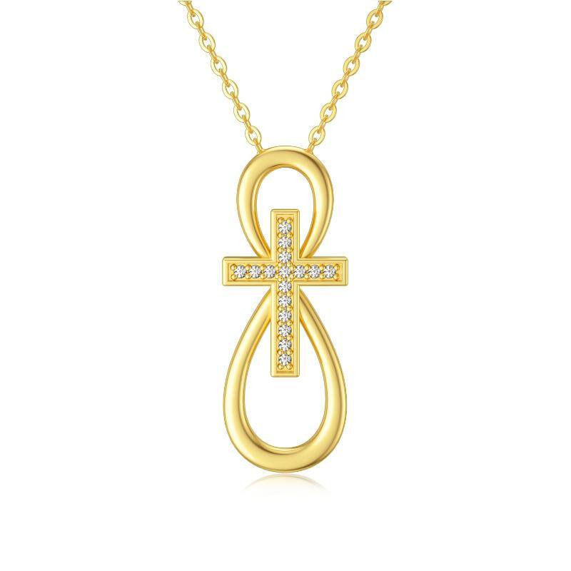 9K Gold Circular Sh… - image