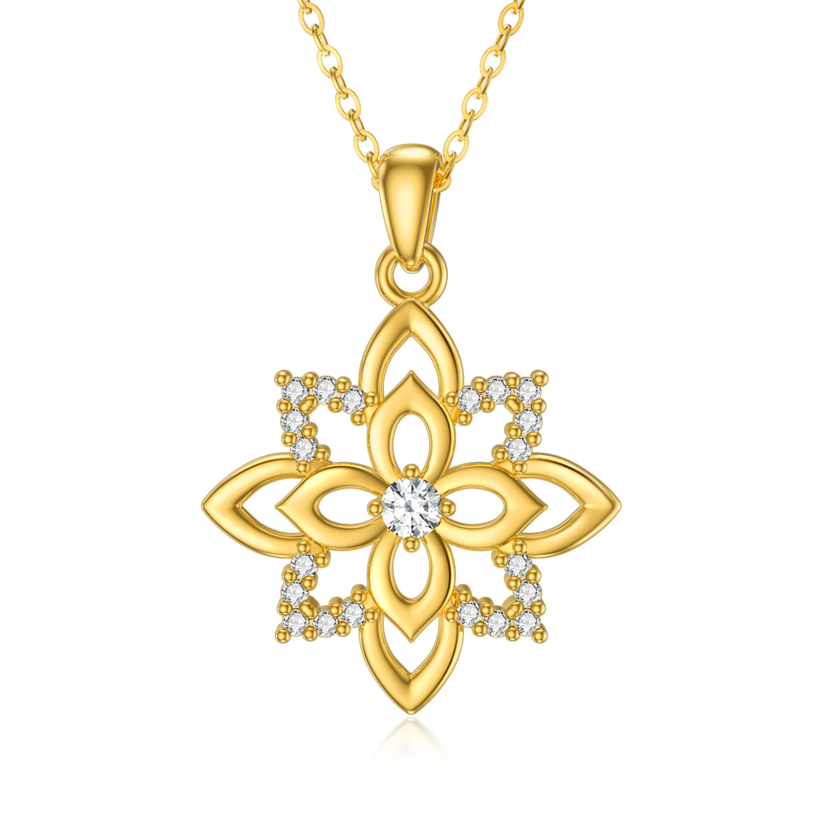 9K Gold Cubic Zirco… - image