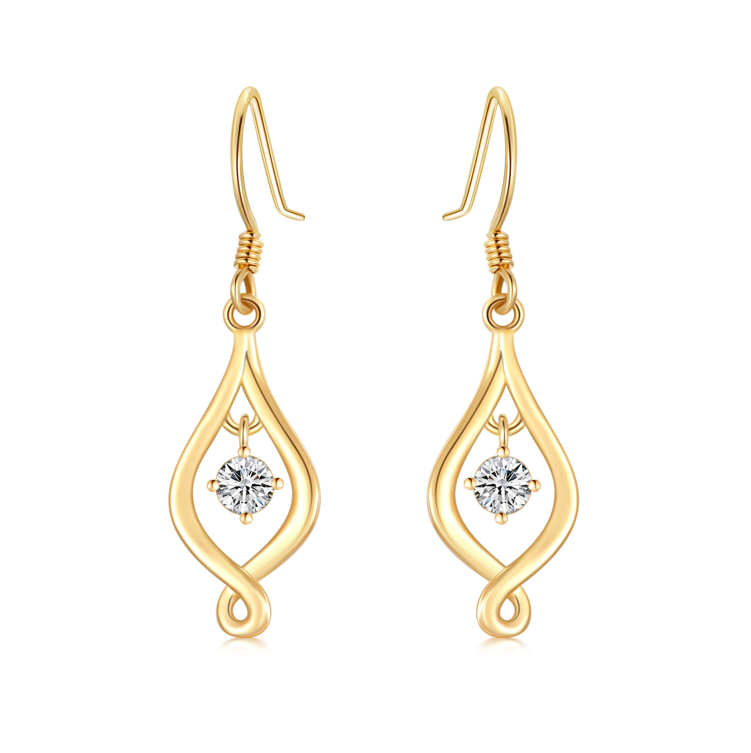9K Gold Moissanite … - image