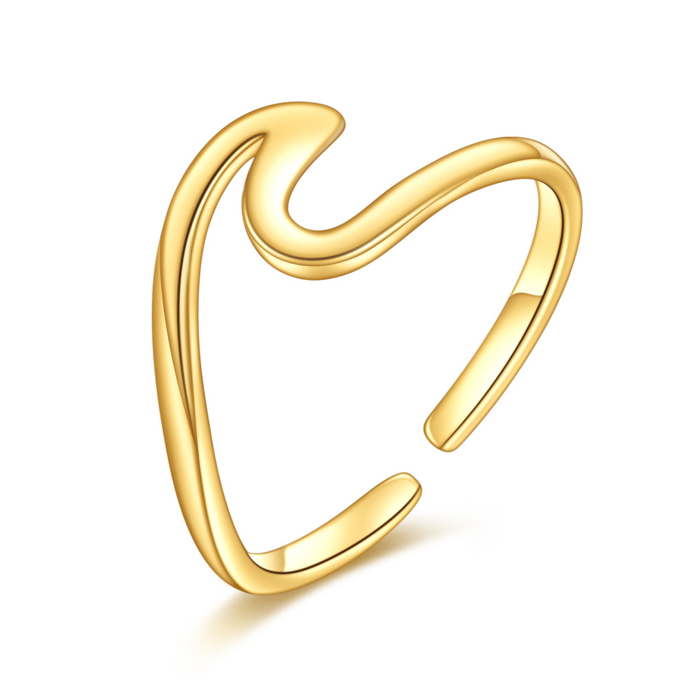 9K Gouden Nevel Ring-1