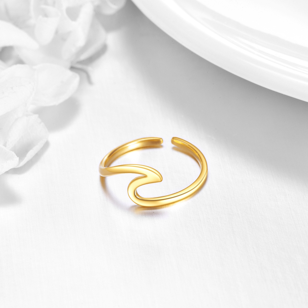 9K Gouden Nevel Ring-3