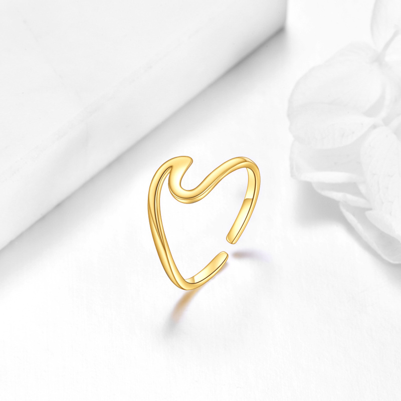9K Gold Spray Ring-4