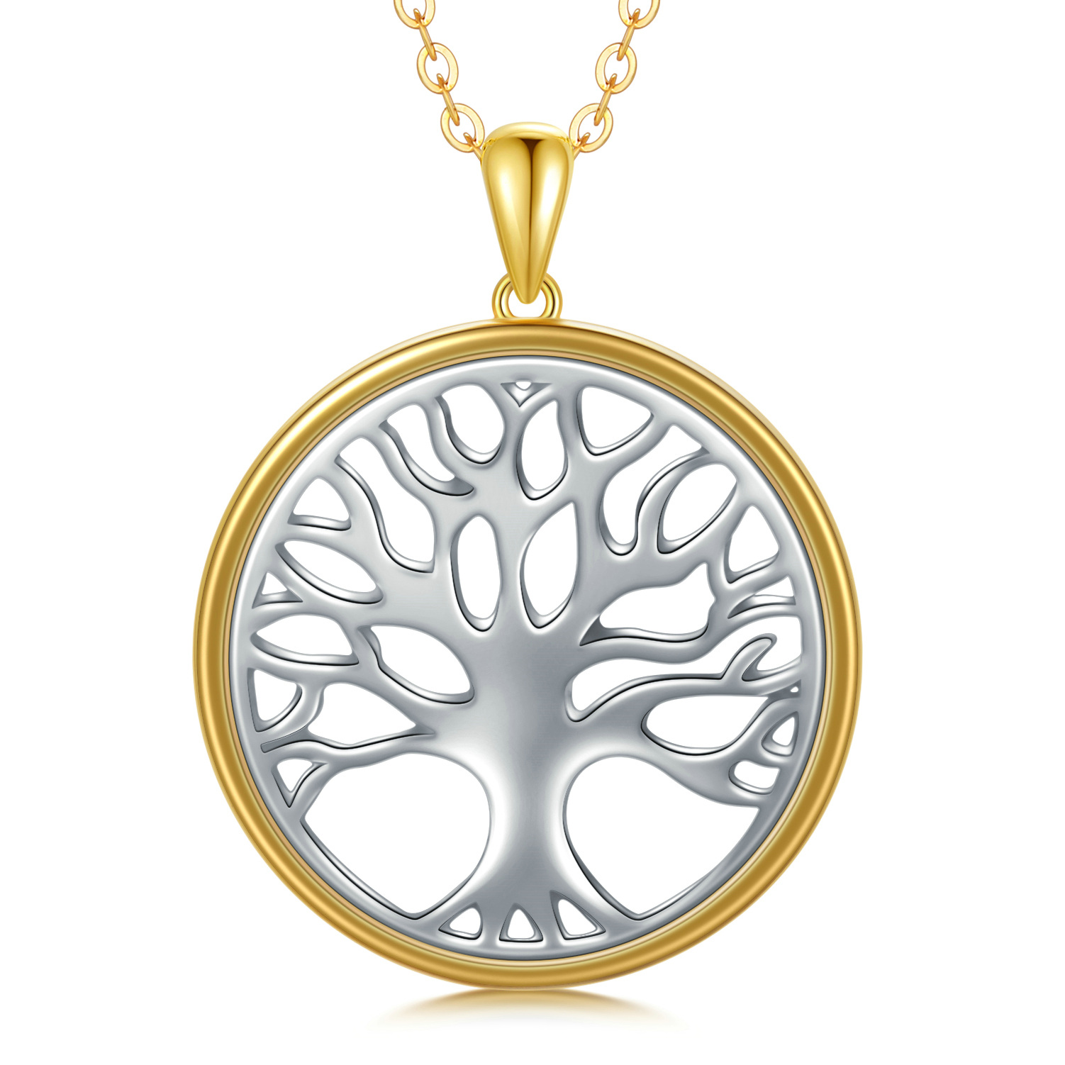 9K White Gold & Yel… - image
