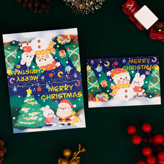 Custom Greeting Card Christmas Gifts for Family Friends