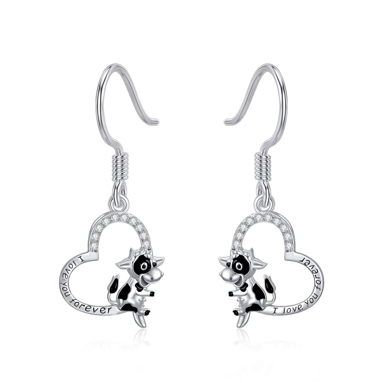 Sterling Silver Cow… - image