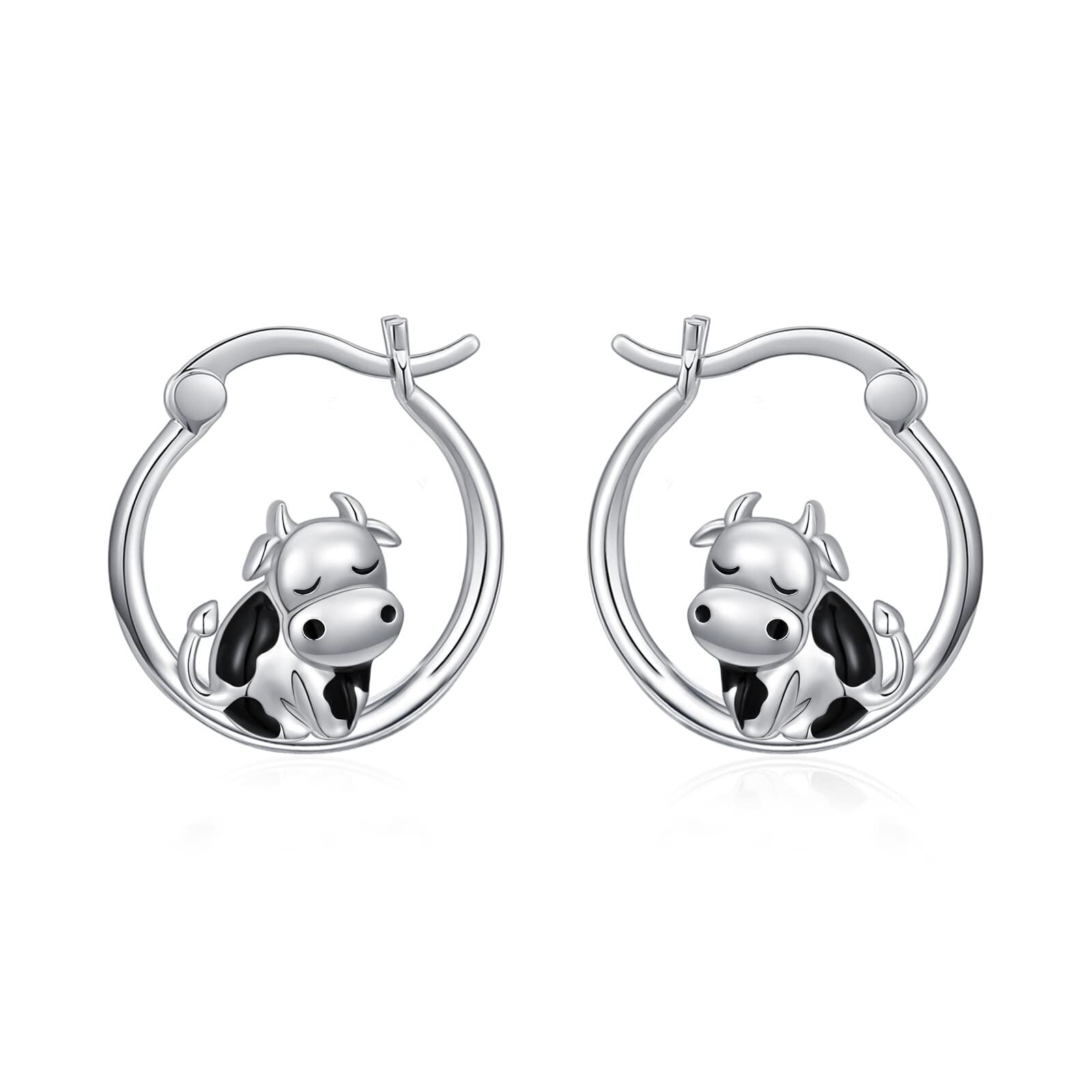 Sterling Silver Cow… - image