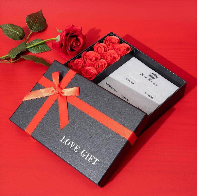 Ohrringe Ring Box Schmuck Geschenkbox-2