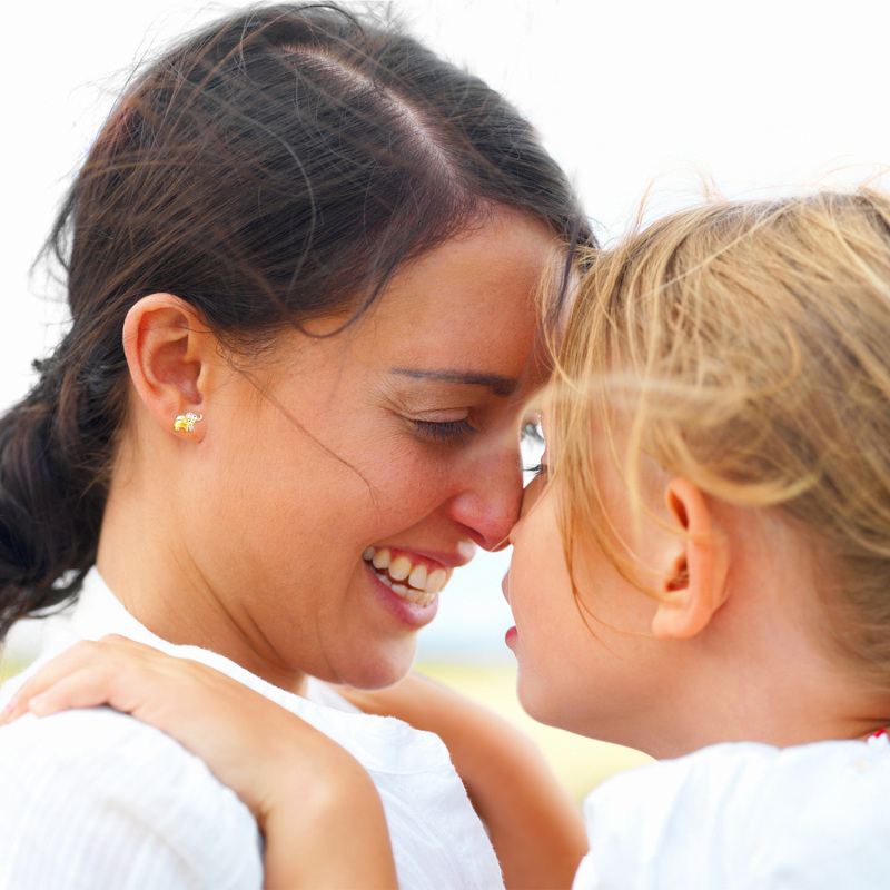 Sterling Silver Two-tone Elephant Stud Earrings-3