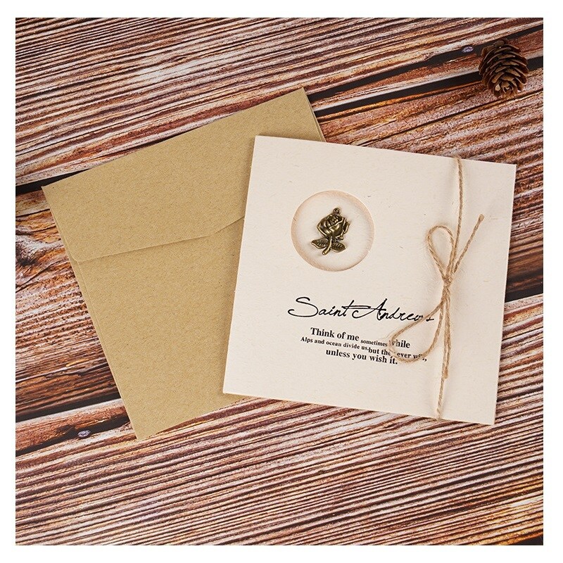 Exquisite Premium Feeling Vintage Copper Jewellery Ideas Greeting Cards-1