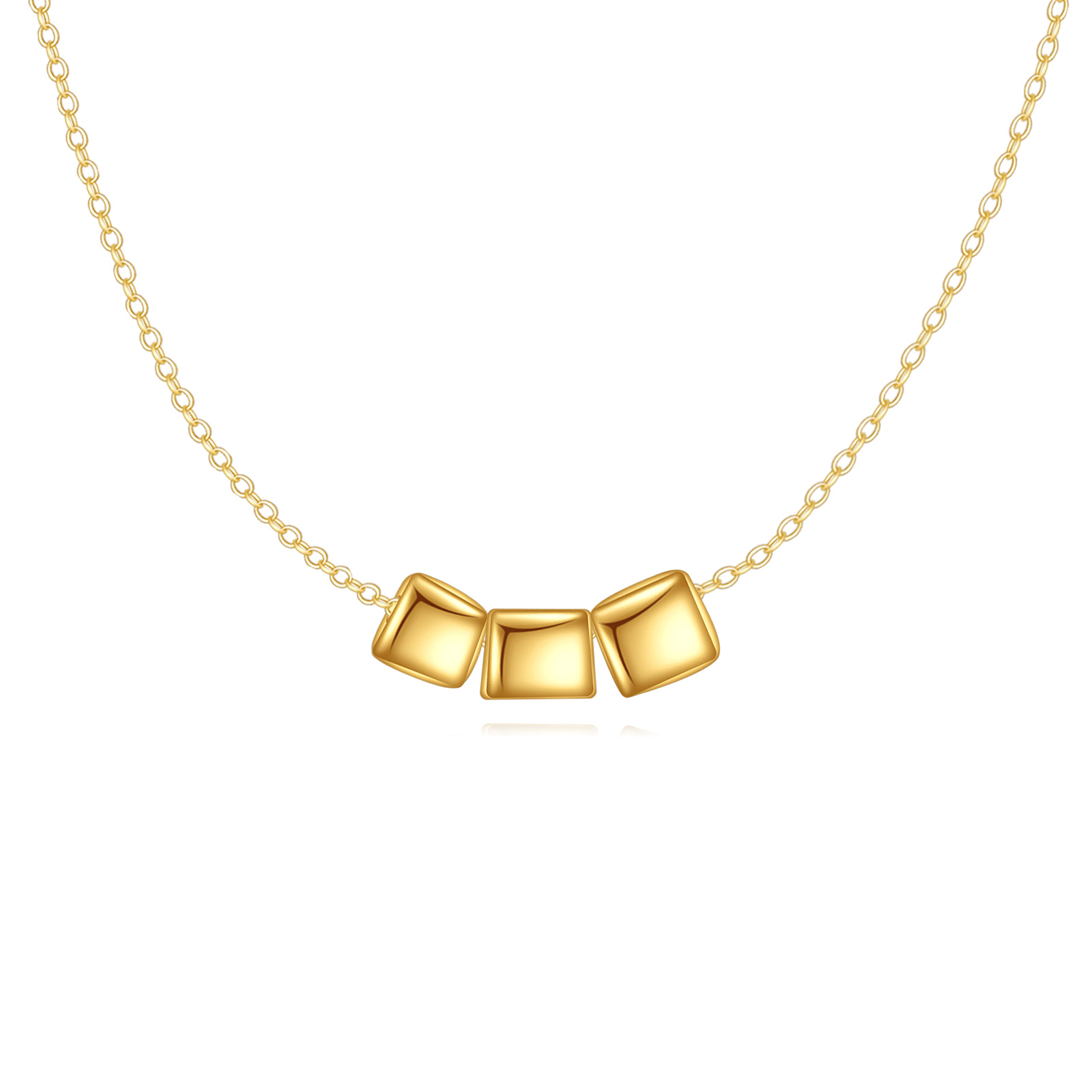 14K Gold Square Pen… - image