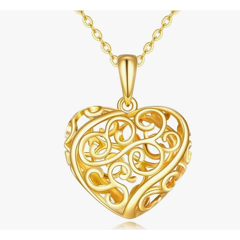 Gold Vermeil Heart Jewelry-1