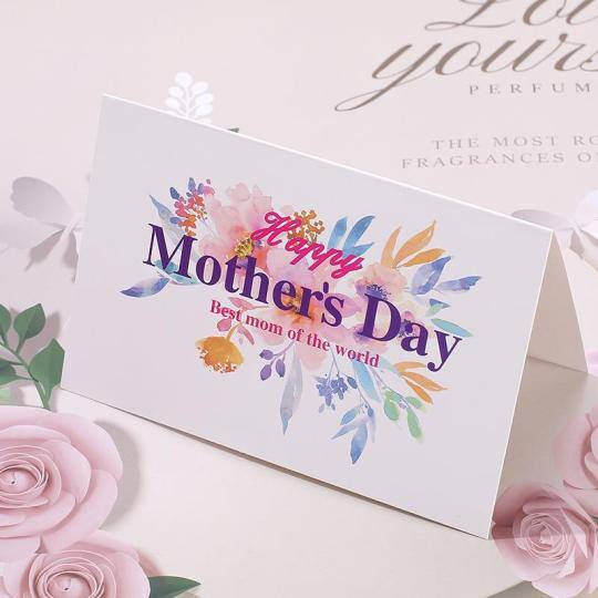 Carte de voeux pour maman, je t'aime, idées cadeaux pour la fête des mères