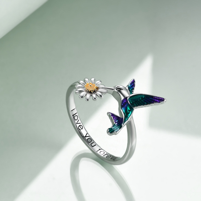 Kolibri-Ringe für Damen aus Sterlingsilber-3