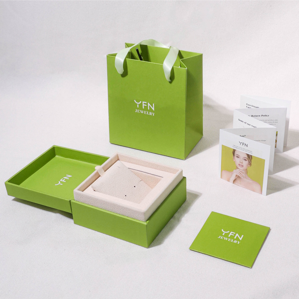 14K gouden smaragdgroene zirkonia-oorbellen voor vrouwen-6