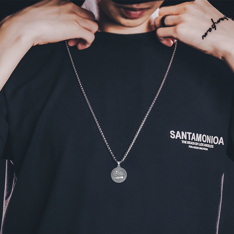 Memento Mori Necklace S925 Amor Fati Stoic Four Virtues Nature Jewelry Stoicism Gifts-2