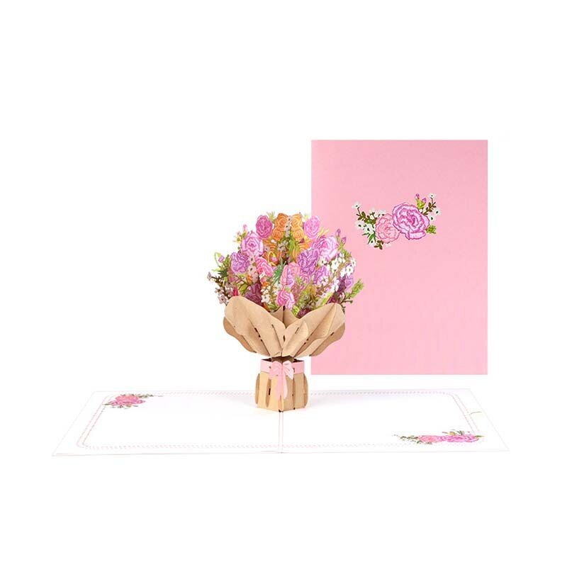 Mother's Day 3D Flower Bouquet Card for Mom-1