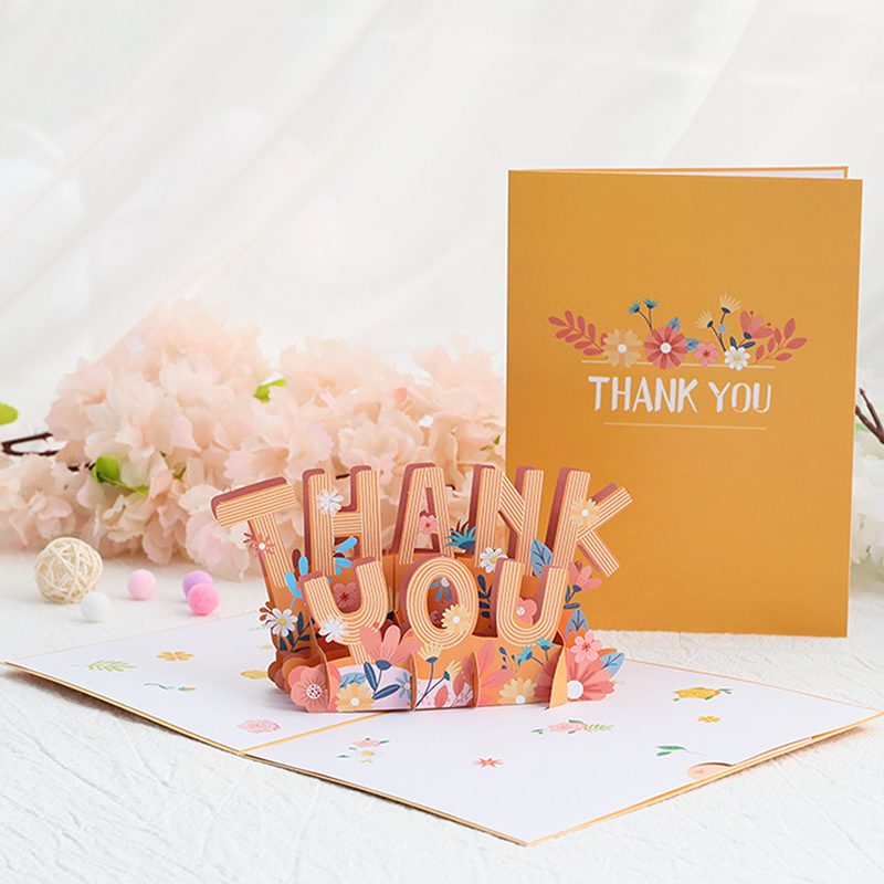 Tarjeta de felicitación 3D de agradecimiento para el Día de la Madre para mamá-4