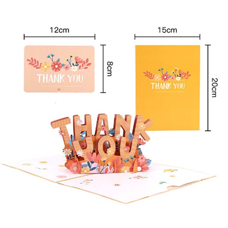 Tarjeta de felicitación 3D de agradecimiento para el Día de la Madre para mamá-6