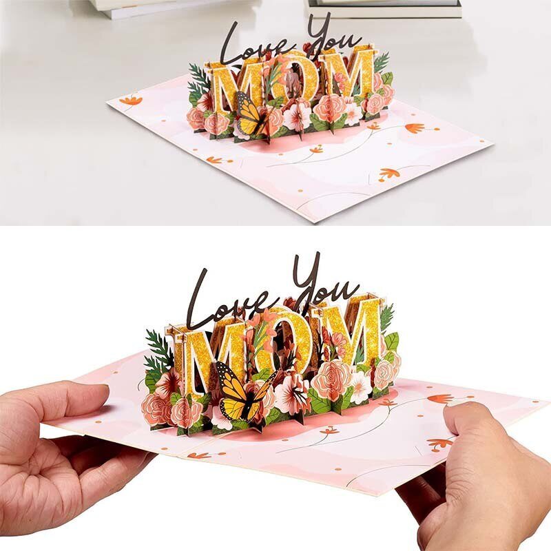Mother's Day MOM Love You Greeting Card for Mom