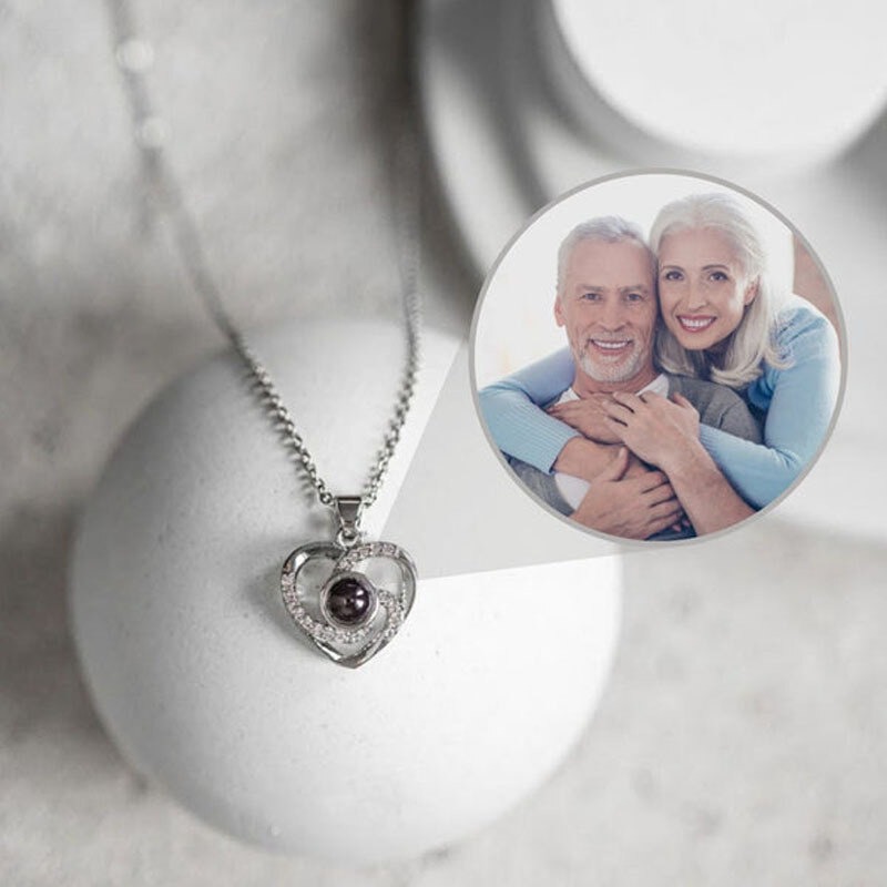 Personalized Projection Photo Necklace-2