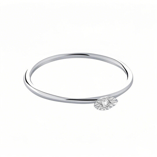 Platinum 0.5 to 3 CT Marquise Cut Diamond Engagement Ring D Color VVS-VS Clarity IGI Certified