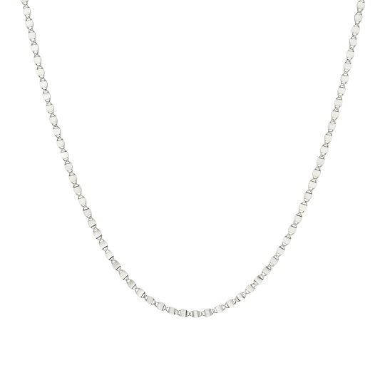 Naszyjnik z łańcuszkiem z 18-karatowego białego złota