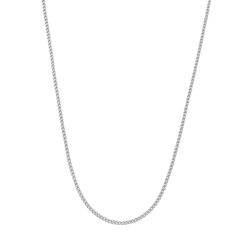 Platinum with White Gold Plated Connell Chain for Men-1