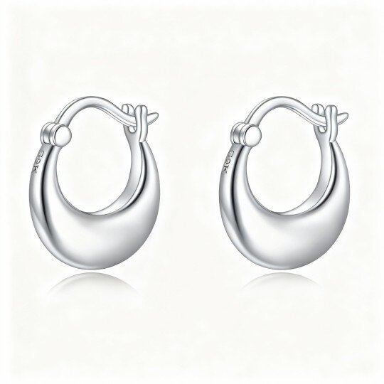 Brincos gota em ouro branco 9K