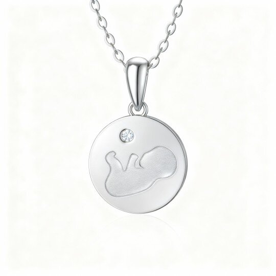 Colar com pendente de moeda 