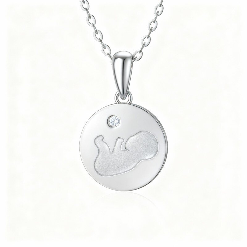 Colar com pendente de moeda 