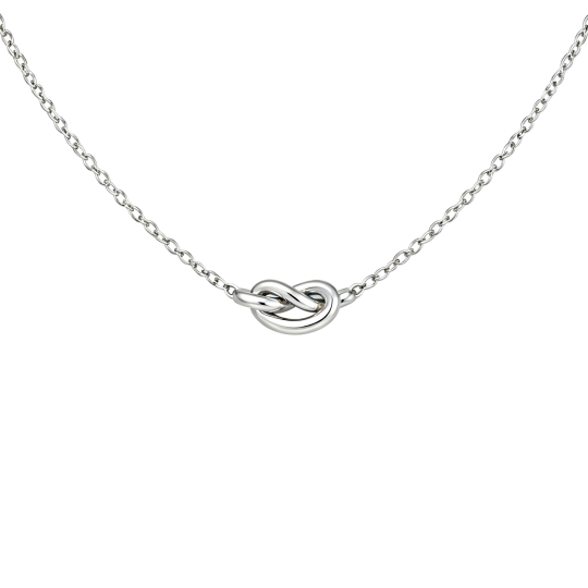 10K White Gold Pendant Necklace